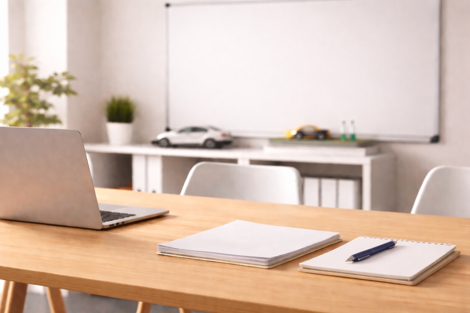 Illustration einer Fahrschule